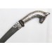 Horse Hand Engraved Dagger Knife Silver Wire Work Damascus Steel Blade A635